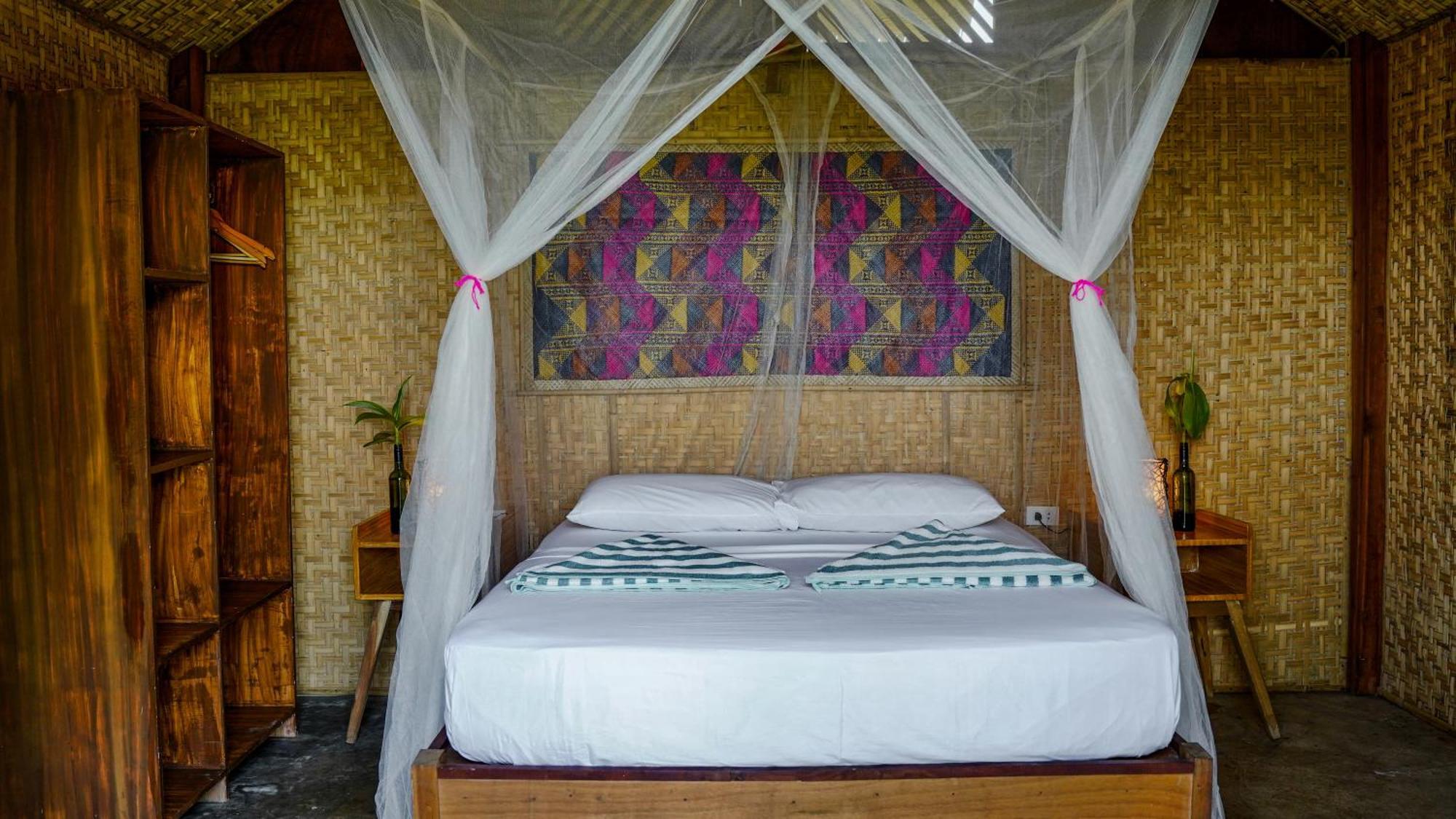 Eco Sanctuaries Nacpan Beach, El Nido Bed&Breakfast Exterior foto