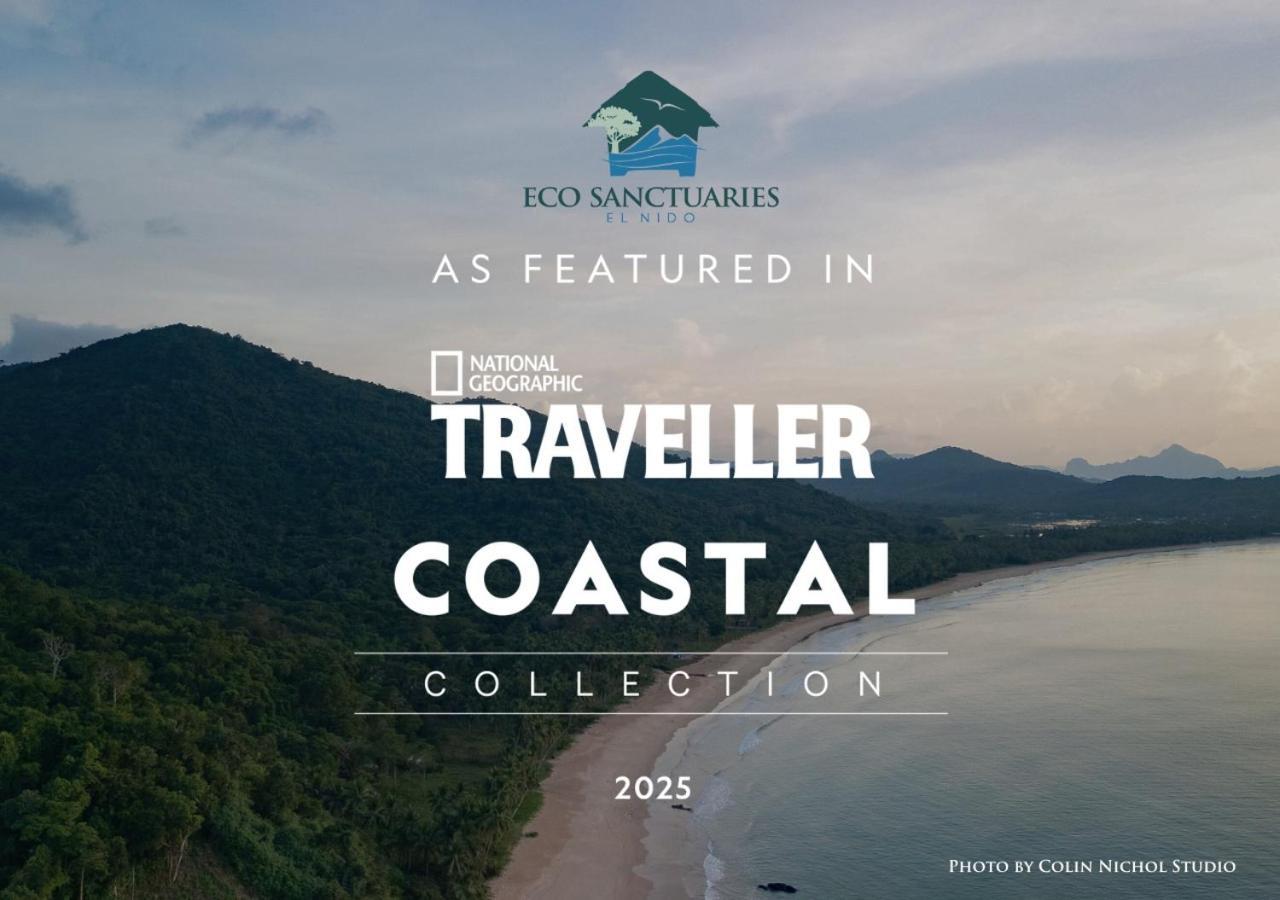 Eco Sanctuaries Nacpan Beach, El Nido Bed&Breakfast Exterior foto